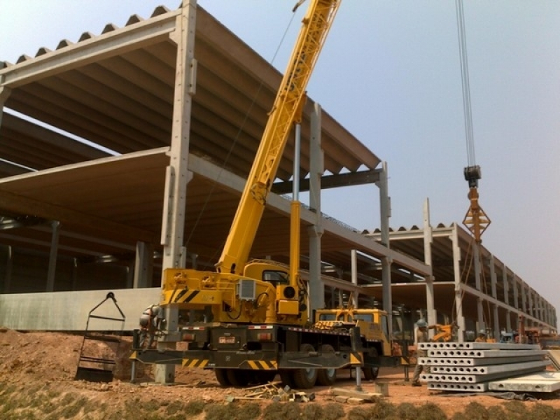 Distribuidor de Estrutura Pré Moldada de Concreto Uberlândia - Estrutura Pré Moldada Galpão Industrial