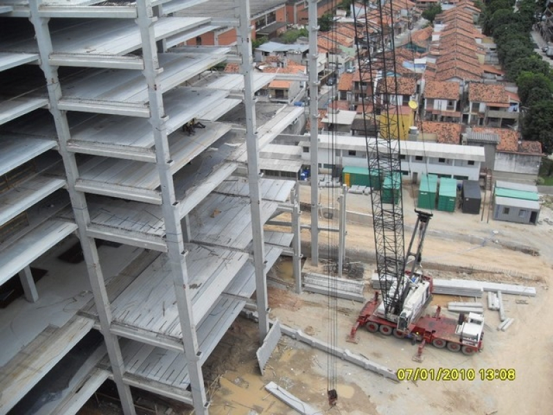 Estrutura Pré Fabricada para Galpão Joinville - Estrutura Pré Fabricada com Estaca Quadrada