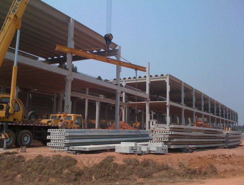 Estrutura Pré Fabricada para Indústria Indaiatuba - Estrutura de Concreto Pré-fabricada